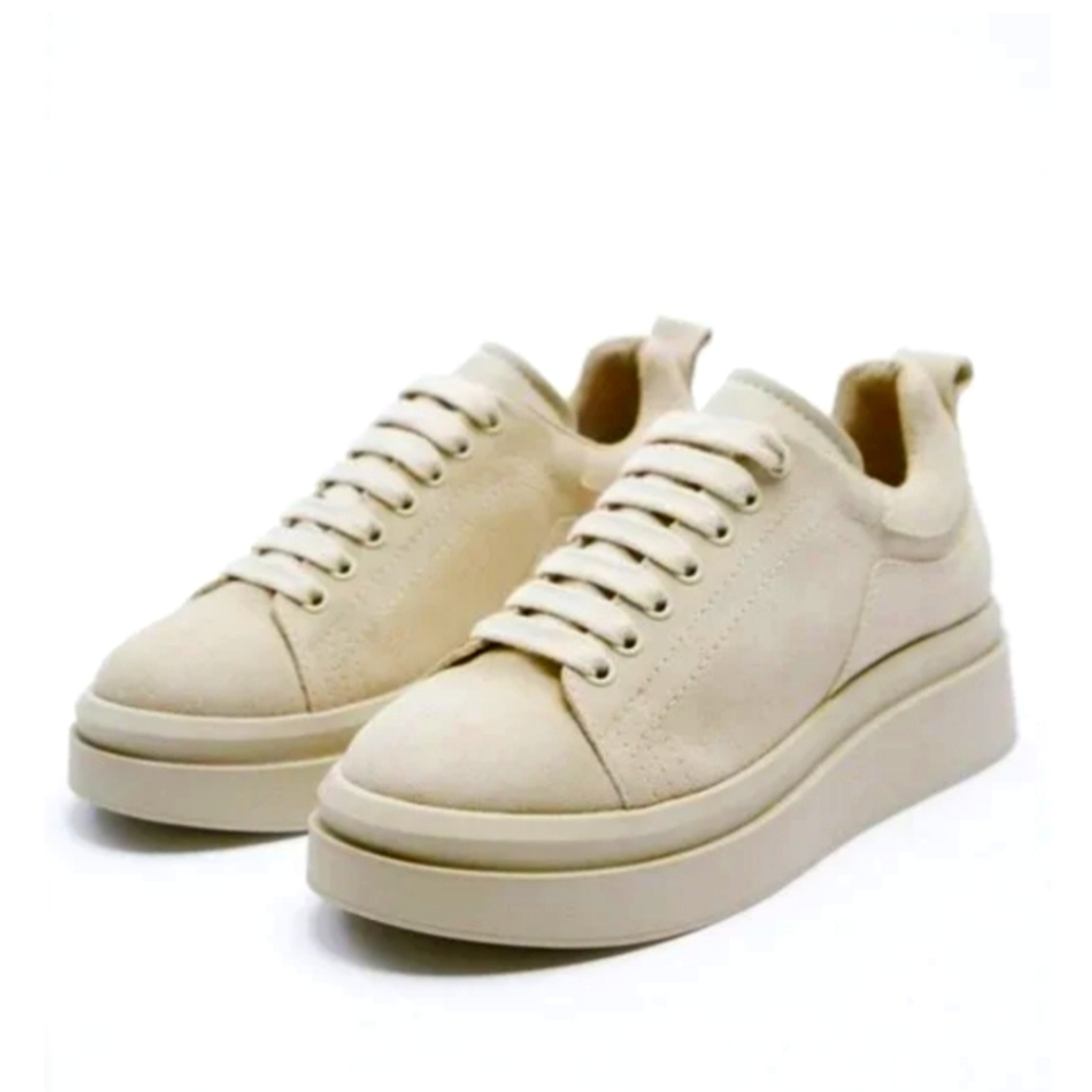 NWOT ZARA Designer Platform Sneakers NWOT